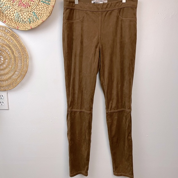 Max Studio Pants - Max studio faux suede brown leggings
